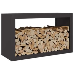 Brennholzregal Metall Stabiler Holzhalter für ordentliche Aufbewahrung
