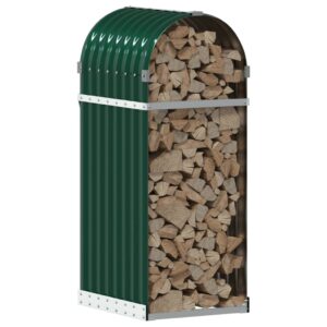 Brennholzhalter aus Stahl für Außenbereich Wetterfestes Kaminholzregal zur Lagerung von Feuerholz