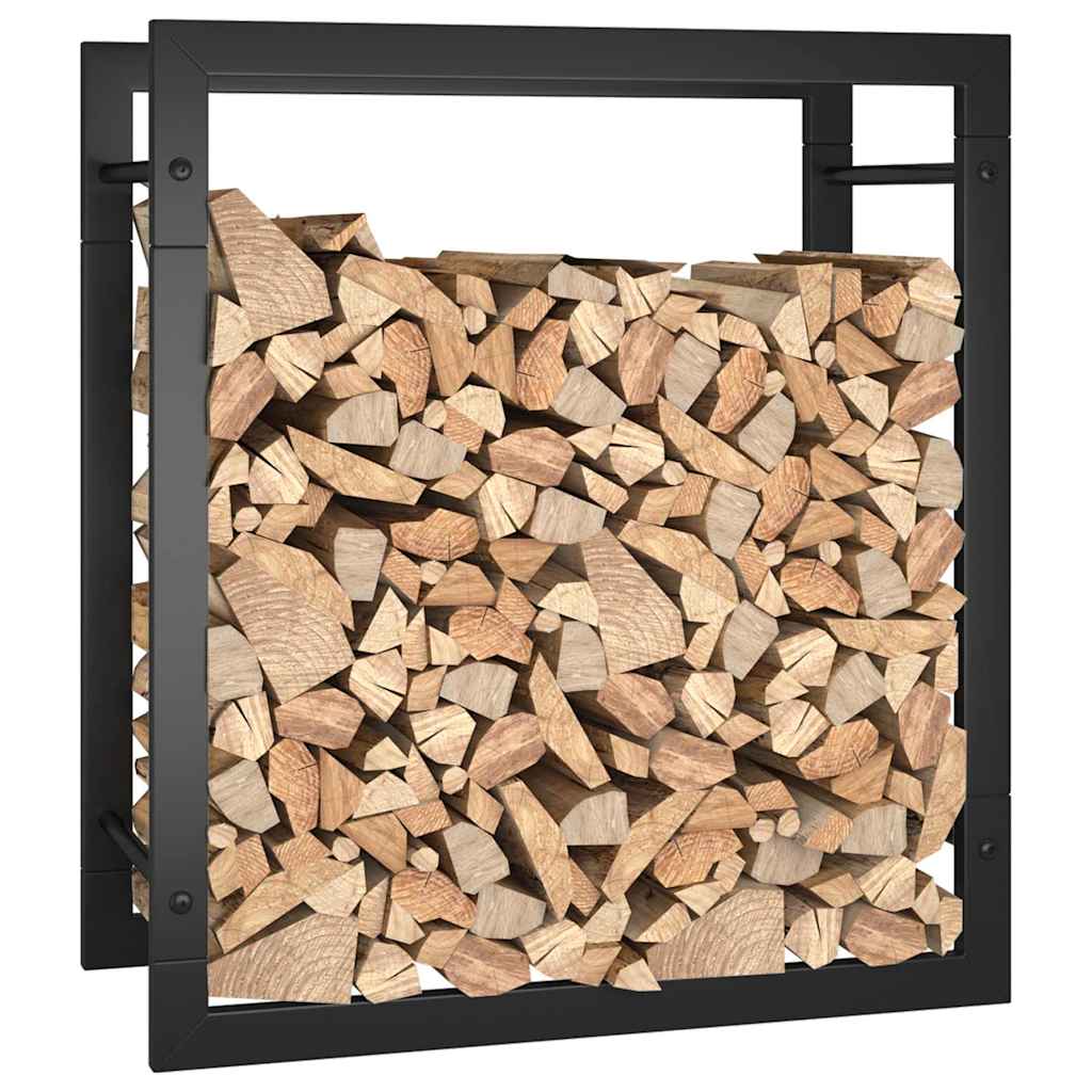 Kaminholzhalter mit Wandbefestigung Stabiler Holzständer für trockene Feuerholz Aufbewahrung