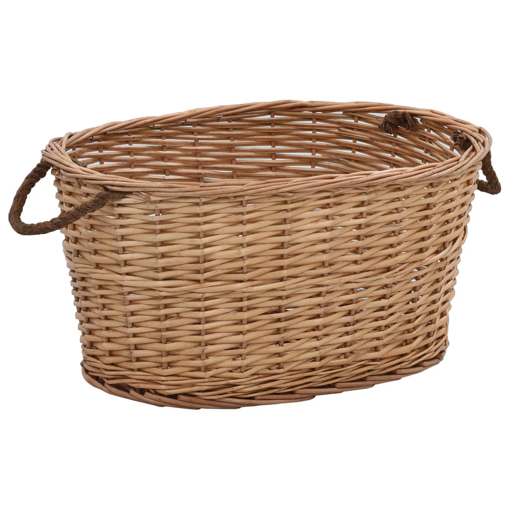 Kaminholzkorb Brennholzkorb Weidenkorb Holzkorb Kaminholz Aufbewahrung