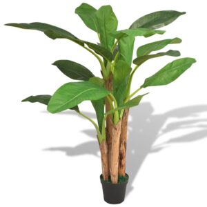 Künstlicher Bananenbaum Bananen Imitat Kunstpflanze Bananenpflanze Deko