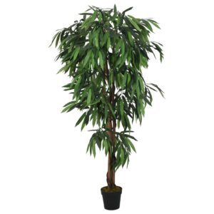 Kunstpflanze Mangobaum Künstlich Mangifera indica Büro Dekoration
