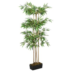 Kunstpflanze japanischer Bambus Bambusbaum Bambus Pesudosasa Deko Baum
