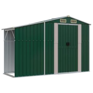 2 in 1 Gartenhaus mit Brennholz Lager Geräteschuppen Holzlege Gerätehaus