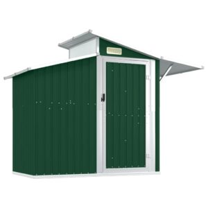Großes Gerätehaus verzinkter Stahl mit Lichtdach &amp Belüftung Gartenschuppen