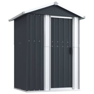 Langlebiges Gerätehaus Geräteschuppen Gartenschuppen verz. Stahl 126x86