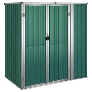 TOP Geräteschuppen Metallgerätehaus Gartenschuppen 161 x 89 x 159/