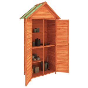 Kompakter Geräteschuppen Gartenschrank Holzschrank Geräteschrank aus Holz