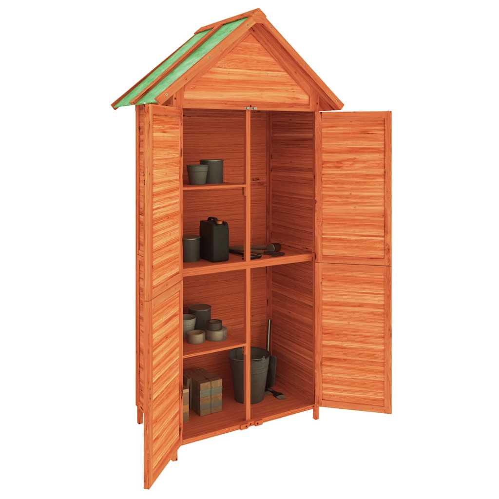 Kompakter Geräteschuppen Gartenschrank Holzschrank Geräteschrank aus Holz