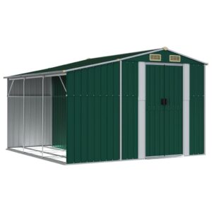 Brennholzunterstand Gartenhaus Geräteschuppen Metallgerätehaus 277 x 279