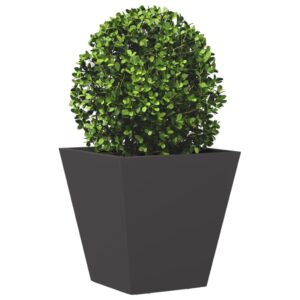 Mega Shop XL Pflanzkübel Blumentopf Stahl Blumenkübel Garten 30x30