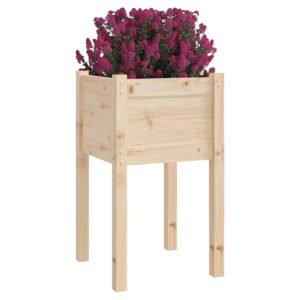 Hoher Pflanzkübel Kräuterbeet Blumenkasten Hochbeet Frühbeet 2er Set