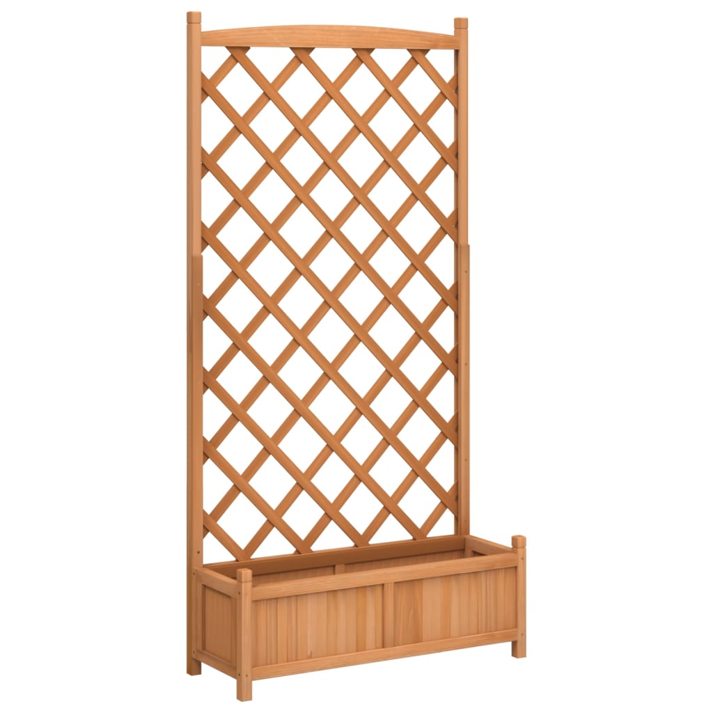 Blumenkübel Rankhilfe Kletterpflanze Pflanzkübel mit Spalier Tannenholz