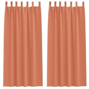 Moderne Verdunkelungsvorhänge mit Schlaufen für Gadrinenstang 2 Stck 260x140