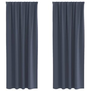 Verdunkelungsgardinen im 2er Set Fenstervorhang Übergardine