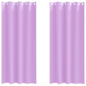 TOP Fensterdeko Übergardine Verdunkelungsvorhang 2er Set
