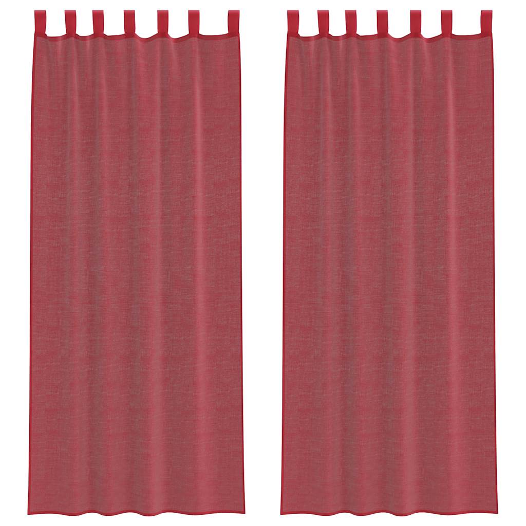 Voile Vorhänge Fenstervorhang Dekoschal Store 2er Set
