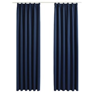 TOP Verdunkelungsvorhänge Fensterdeko Übergardine 2er Set
