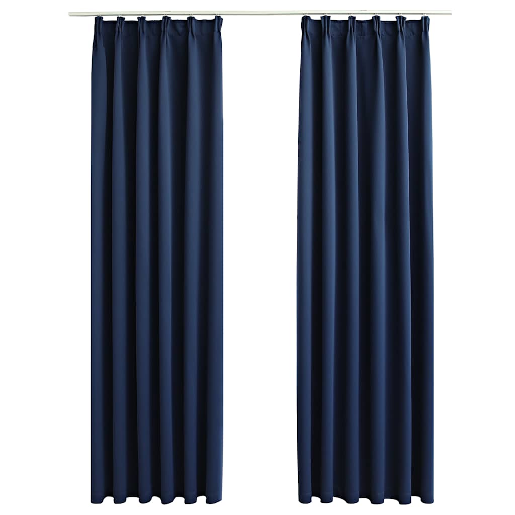 TOP Verdunkelungsvorhänge Fensterdeko Übergardine 2er Set