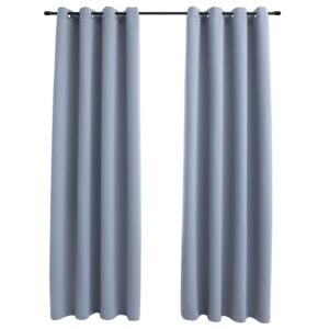 Elegante Vorhänge Fenstervorhang Verdunkelungsvorhang 2er Set