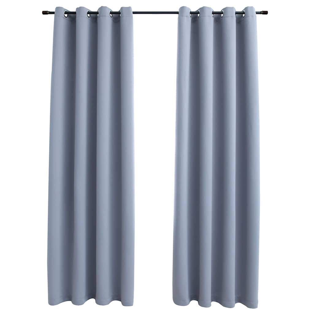 Elegante Vorhänge Fenstervorhang Verdunkelungsvorhang 2er Set