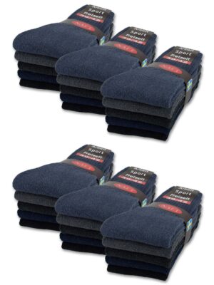10 bis 100 Paar Sportsocken Arbeitssocken Tennissocken Herren Damen Socken