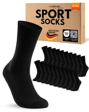 10 100 Paar Tennissocken Sportsocken Arbeitssocken Herren Damen Socken Baumwolle