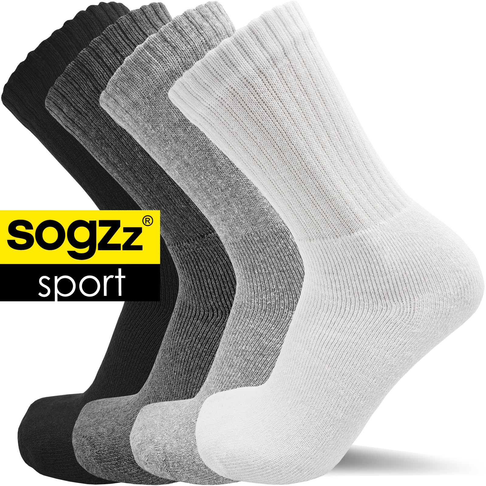 10 100 Paar SOGZZ® Tennissocken Arbeitssocken 80% Baumwolle Socken Sportsocken