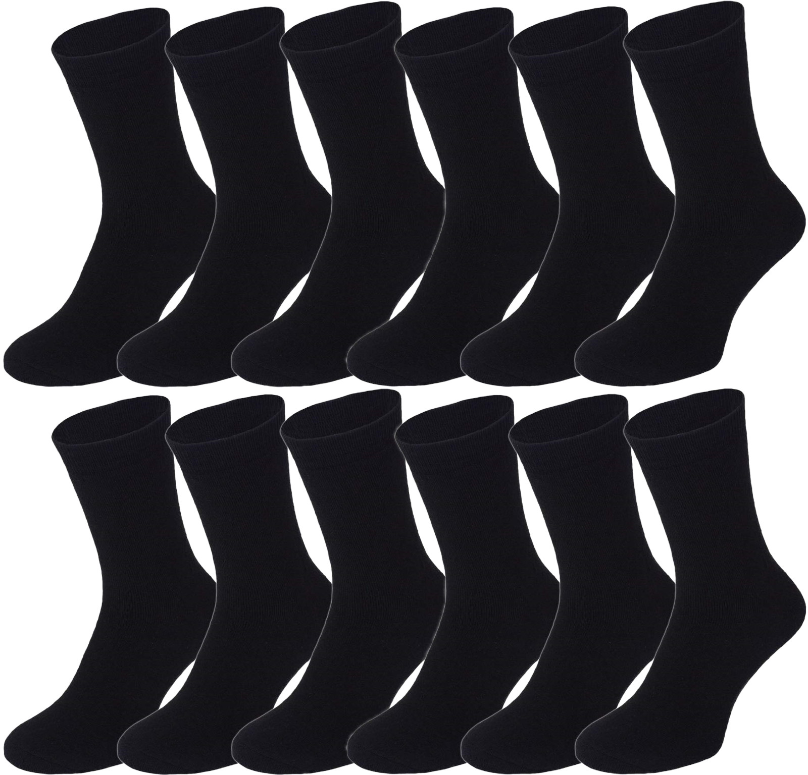 6 12 Paar Herren Thermo Socken Baumwolle Warme Wintersocken Ski Arbeit Sport