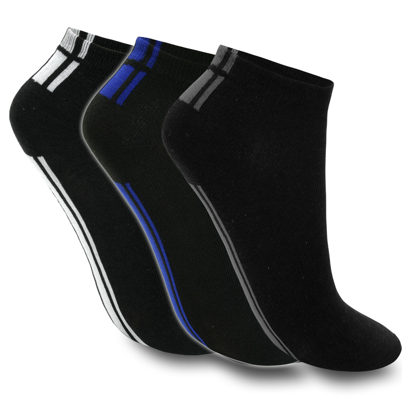 12 60 Paar Herren Socken Sneaker Socken Tennissocken Baumwolle Sport Kurz Socken