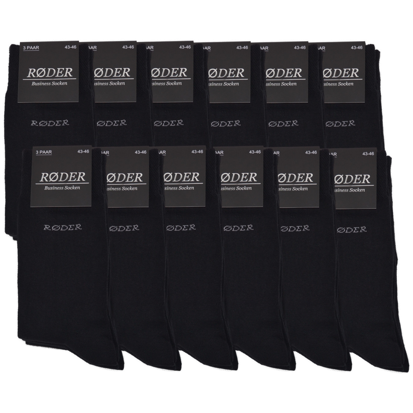 12 Paar Business Socken Herren Baumwolle ohne Naht ohne Gummi handgekettelt