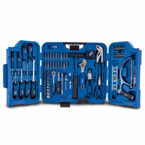 Scheppach Werkzeugkoffer klappbar TB99 gefllt 90 teiliges Werkzeug Set