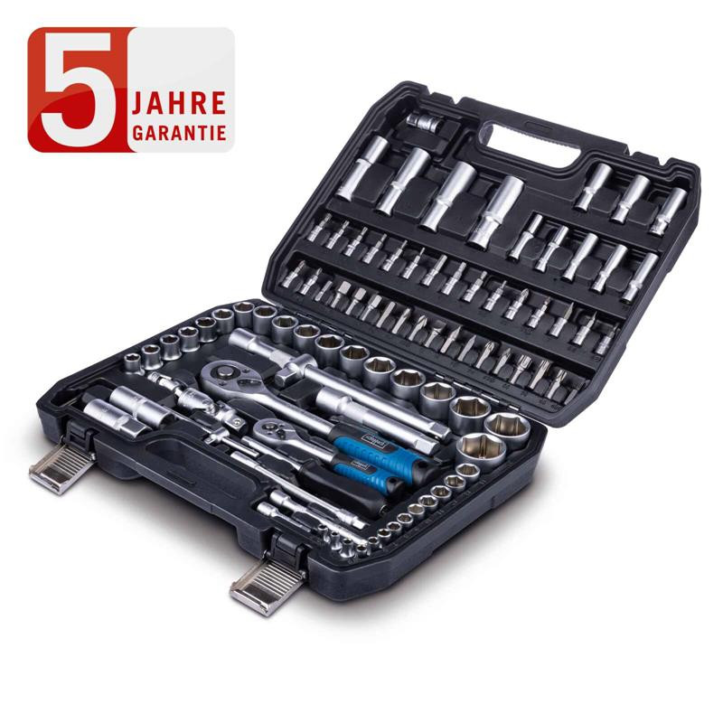 Scheppach Werkzeugkoffer TB97 94 tlg. Steckschlssel Einstze Bits Bitadapter