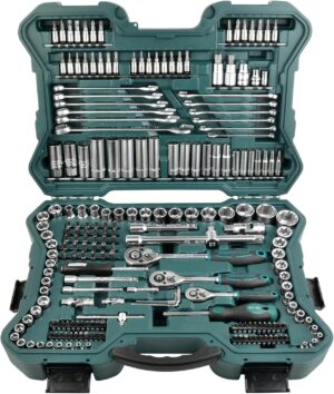 Brüder Mannesmann M98430 Steckschlüsselsatz Werkzeug Mammutkoffer 215 teilig