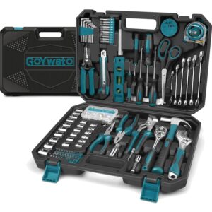 Werkzeugkoffer 287tlg Blau Profi Werkzeugset Haushalt Garage Werkstatt