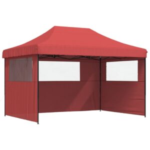 Pavillon Pop Up Partyzelt mit Seitenwänden Gartenpavillon Sonnenschutz
