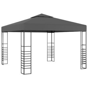 Toller Gartenpavillon Sonnenschutz mit Doppeldach LED Beleuchtung