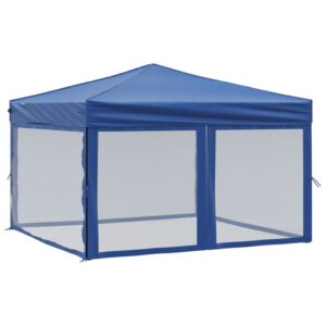 Faltbarer Pavillon Partyzelt mit Seitenwänden Gartenpavillon Wetterschutz