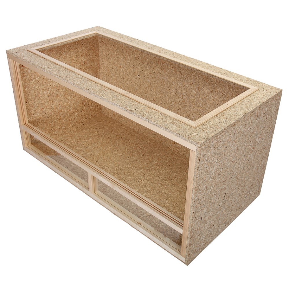 Repiterra® Terrarium für Schildkröten Holzterrarium OSB Holz Terrarien 120x60x60