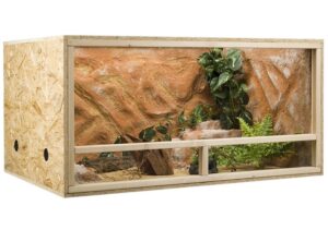 OSB Terrarium Holzterrarium mit Seitenbelüftung
