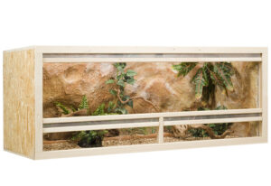 OSB Terrarium Holzterrarium mit Frontbelüftung