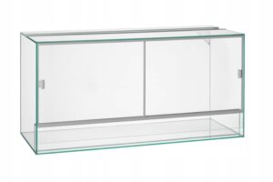 Terrarium Glasterrarium 100x40x50 200L Diversa Glas Belüftung Schloss