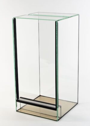 Glasterrarium mit Fallscheibe