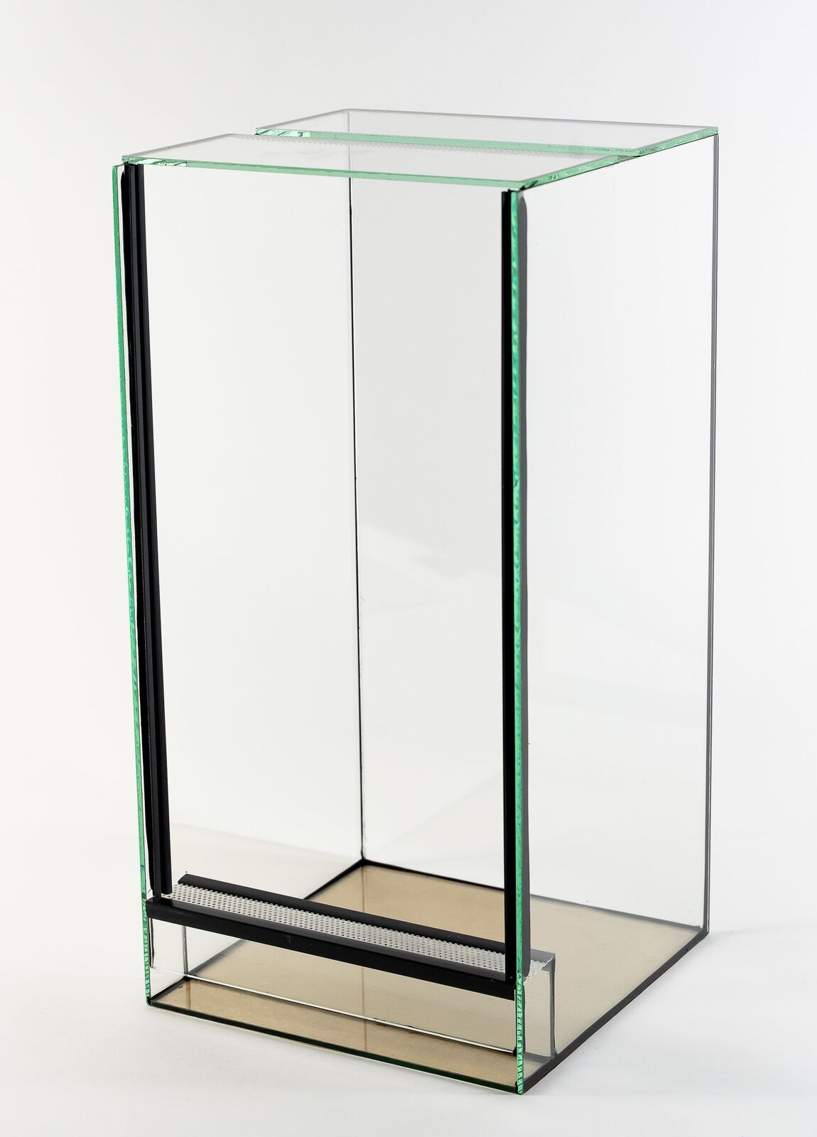 Glasterrarium mit Fallscheibe