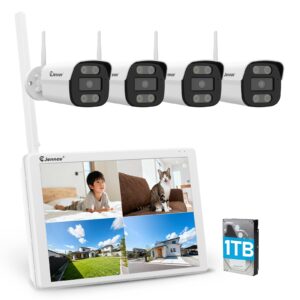 WLAN Überwachungskamera CCTV System Außen Funk WIFI Kamera Set Nachtsicht IP66
