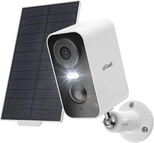 ieGeek 2K HD Überwachungskamera Aussen Solar Akku WLAN Kabellose Nachtsicht PIR