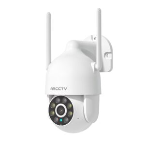 ARCCTV 3MP WIFI Überwachungskamera Aussen PTZ Automatische Verfolgung Nachtsicht