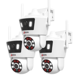 ANRAN 8MP Doppelobjektiv Wi Fi 6 Überwachungskamera Aussen Dual Lens WLAN Kamera