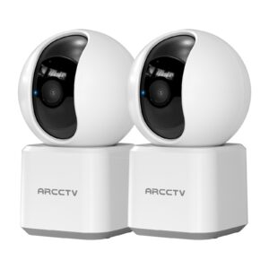 ANRAN Innenkamera 3MP 5G WIFI6 Überwachungskamera Haustier/Babykamera& APP 360°