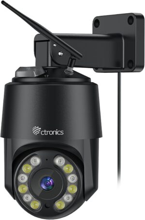 ctronics 4K 8MP berwachungskamera Aussen WLAN 2 4/5GHz PTZ IP Kamera Outdoor